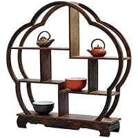 梅実木　棚　茶器立て　工芸品　紫砂　急須　ボーグ架　置物　展示ラック 美術 実木 棚 茶器立て 工芸品 紫砂 急須 ボーグ架 置物 木彫り